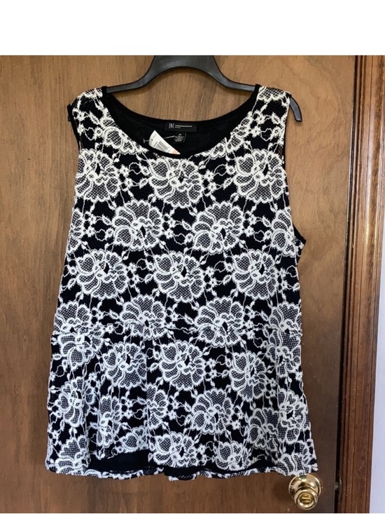 INC International Concepts Tops - Inc sleeveless top with floral embroidered design size 2X